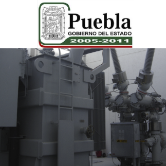 subestación eléctrica del Centro Expositor y de Convenciones del Estado de Puebla.